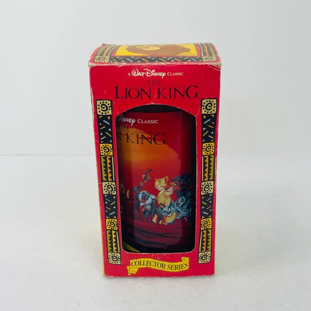 Vintage 1994 Disney Lion King Burger King Coca-Cola Collector Glass Series 3 Box